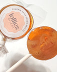 Pumpkin Spice Crème Brulee Lollipop