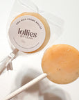 Eggnog Crème Brûlée Lollipop