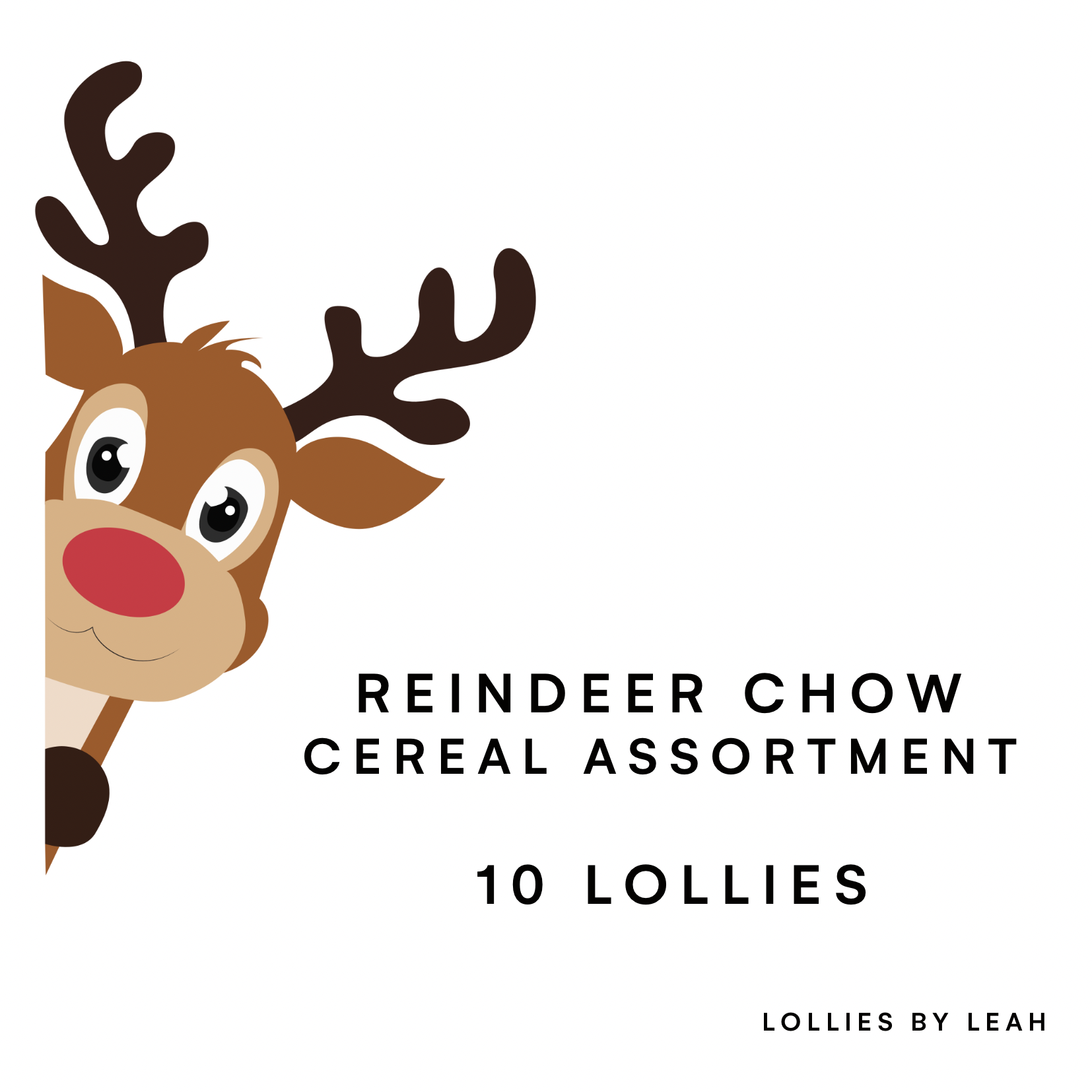 REINDEER CHOW Cereal Assortment - 10 Lollies