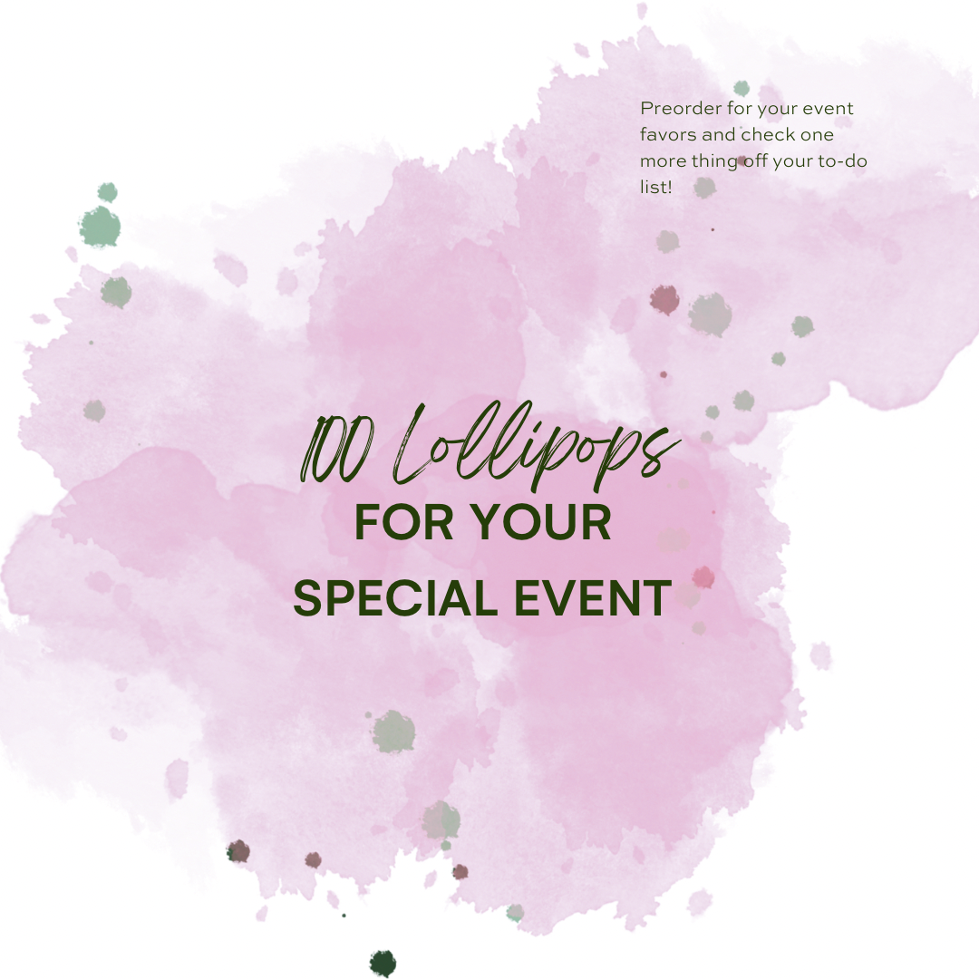 Lollipops For Your Event — 100 Lollipops