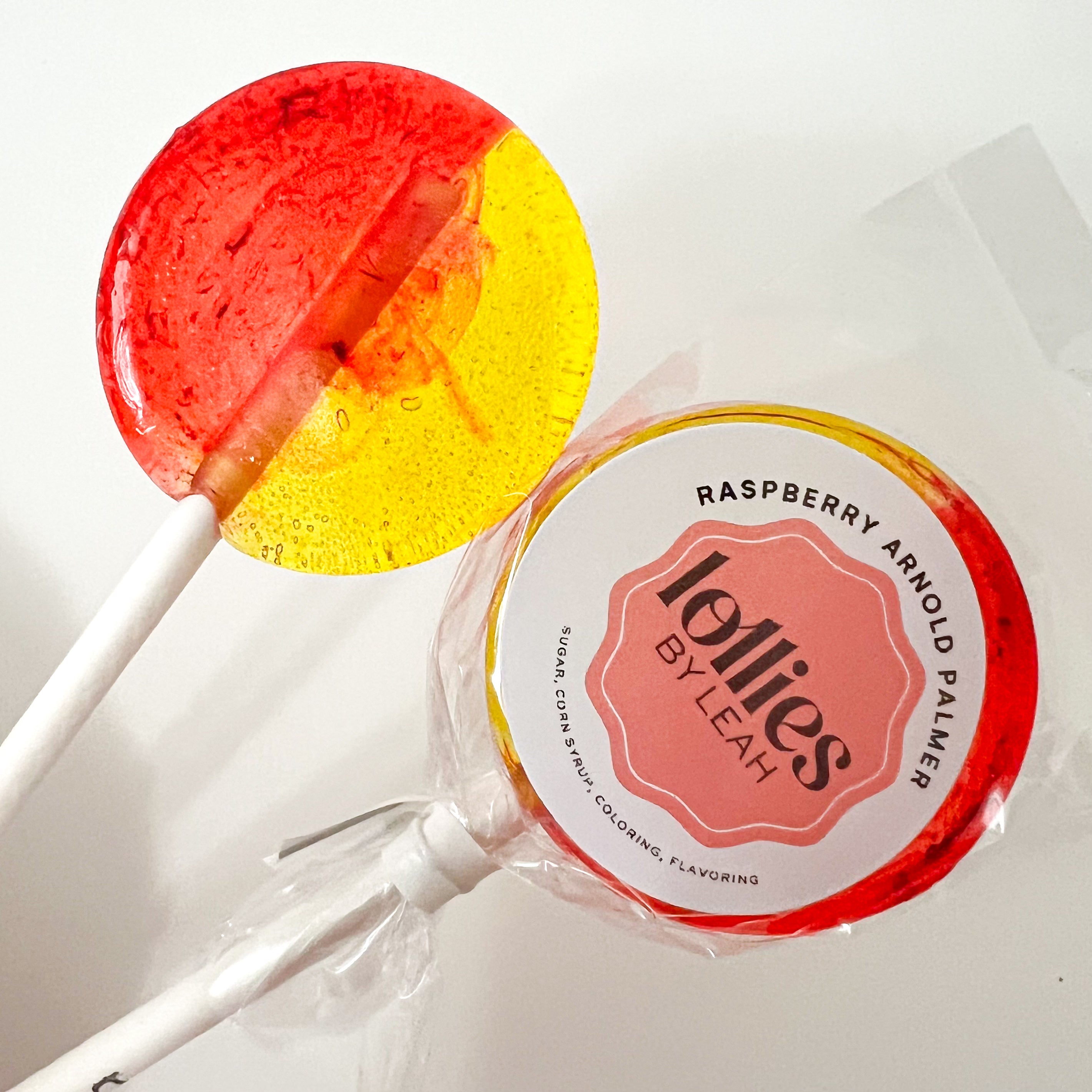 Raspberry Arnold Palmer Lollipop