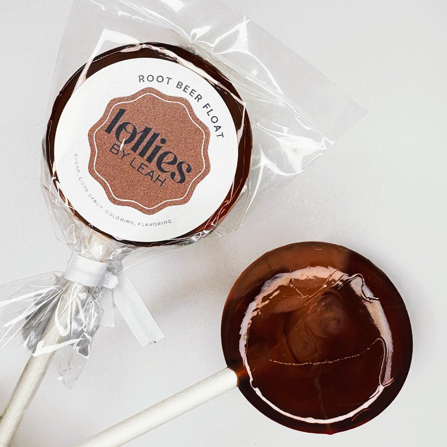 Root Beer Float Lollipop