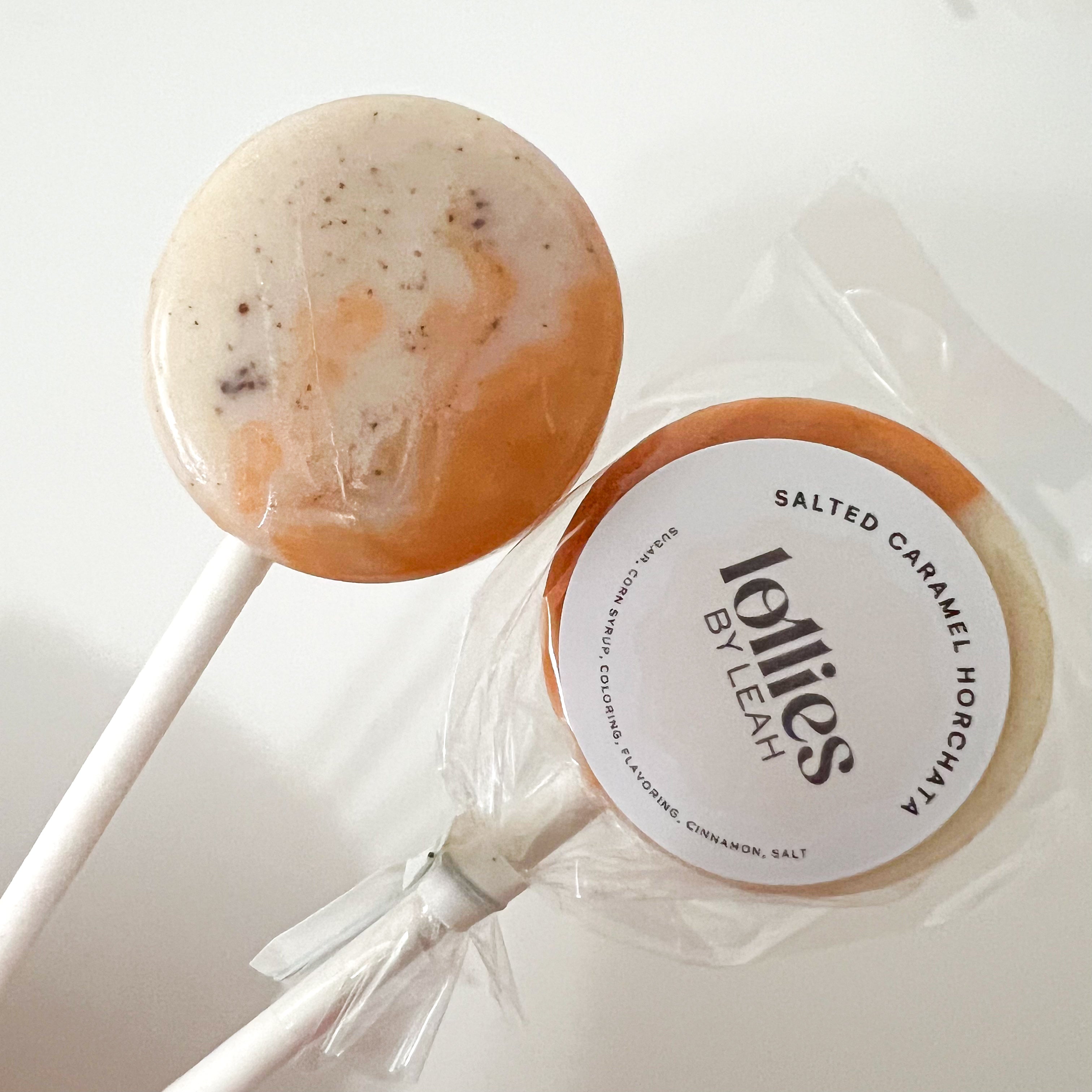 Salted Caramel Horchata Lollipop