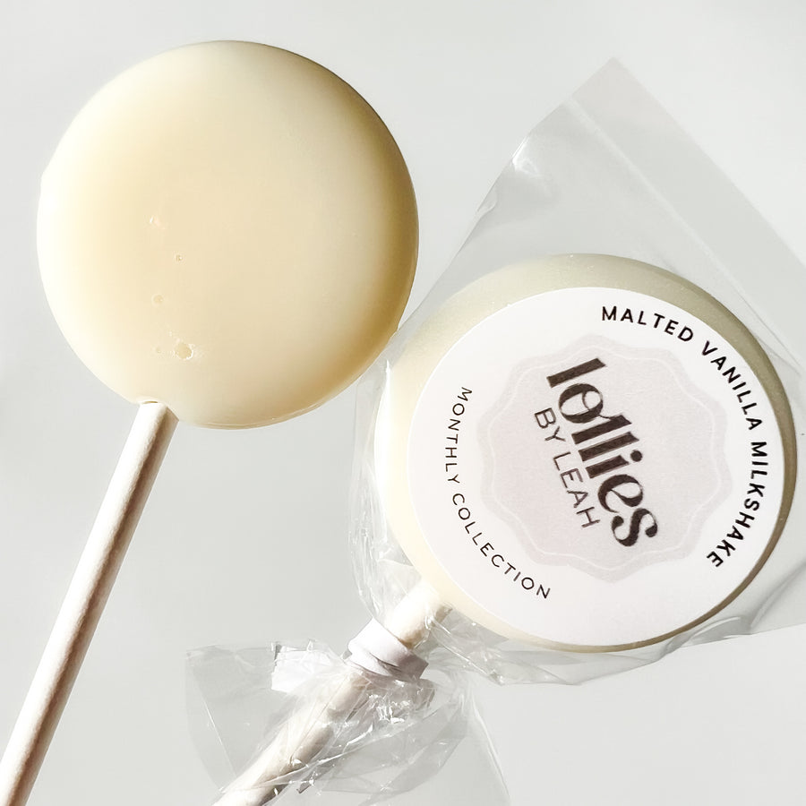 Malted Vanilla Milkshake Lollipop