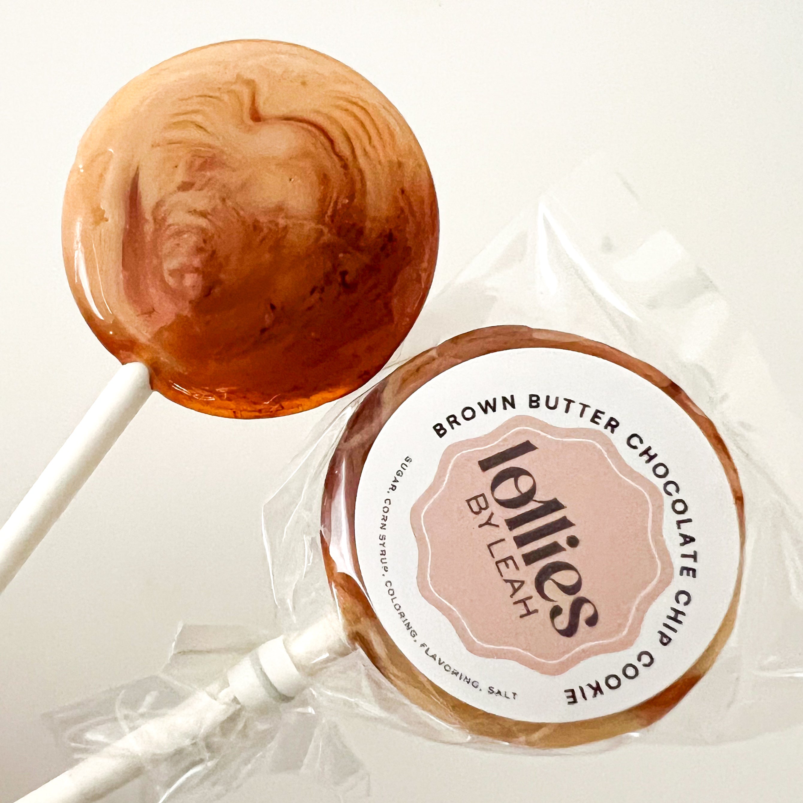 Brown Butter Chocolate Chip Cookie Lollipop