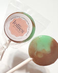 Pistachio Cardamom Cold Brew Lollipop