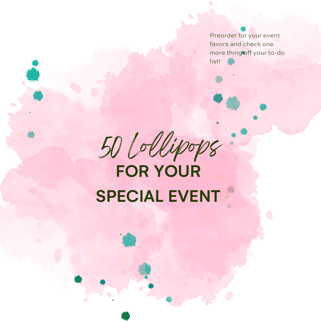 Lollipops For Your Event — 50 Lollipops