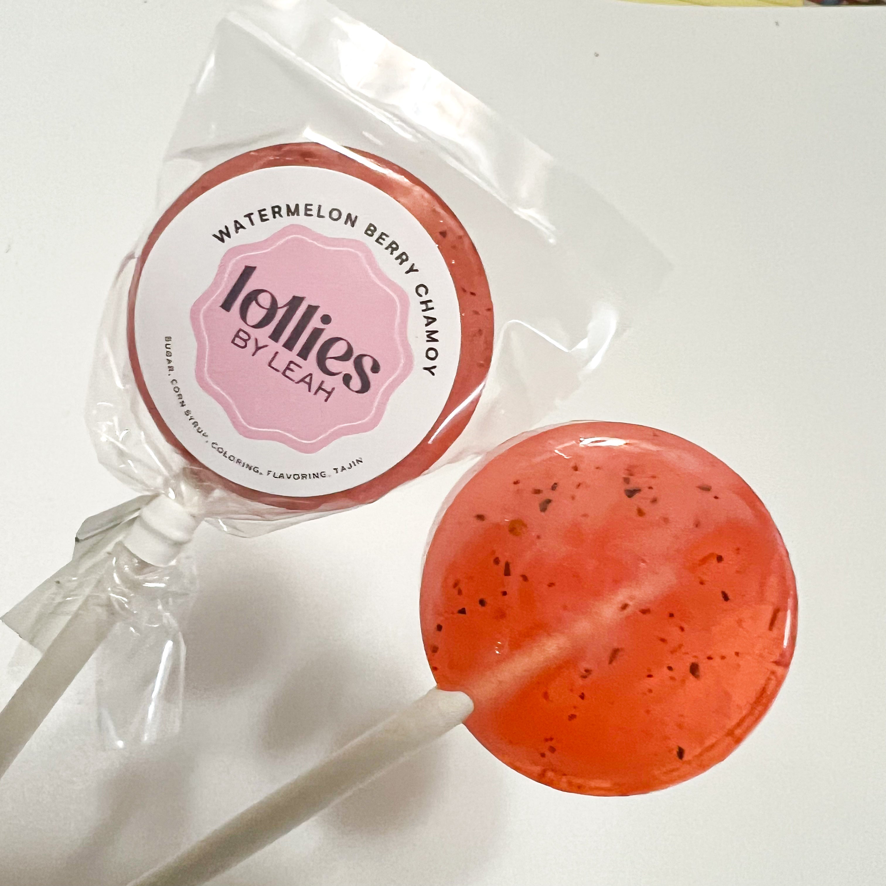 Watermelon Berry Chamoy Lollipop