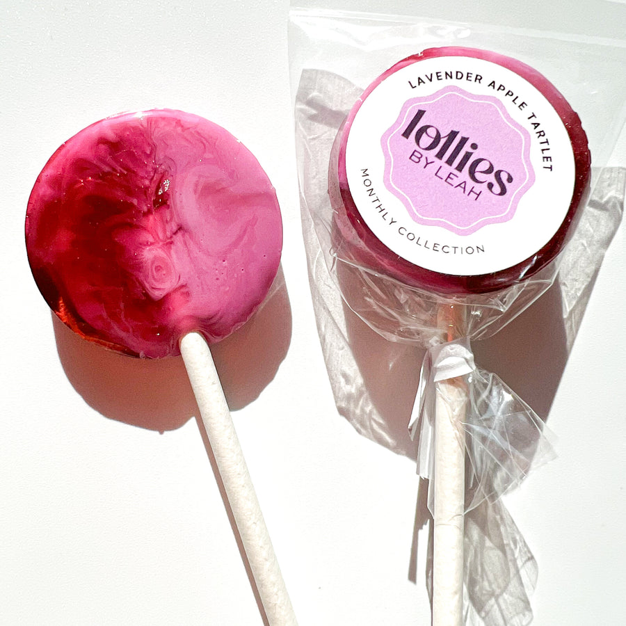 Lavender Apple Tartlet Lollipop