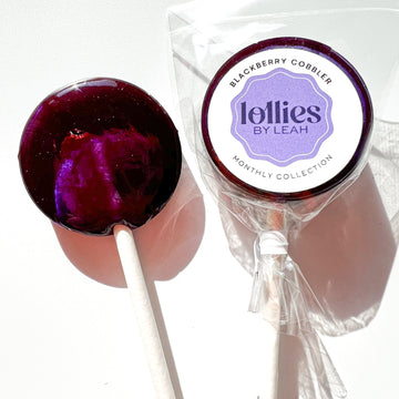 Blackberry Cobbler Lollipop