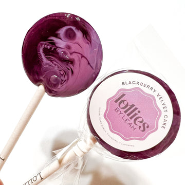 Blackberry Velvet Cake Lollipop