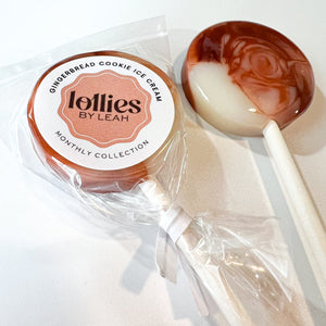 Gingerbread Ice Cream Lollipop