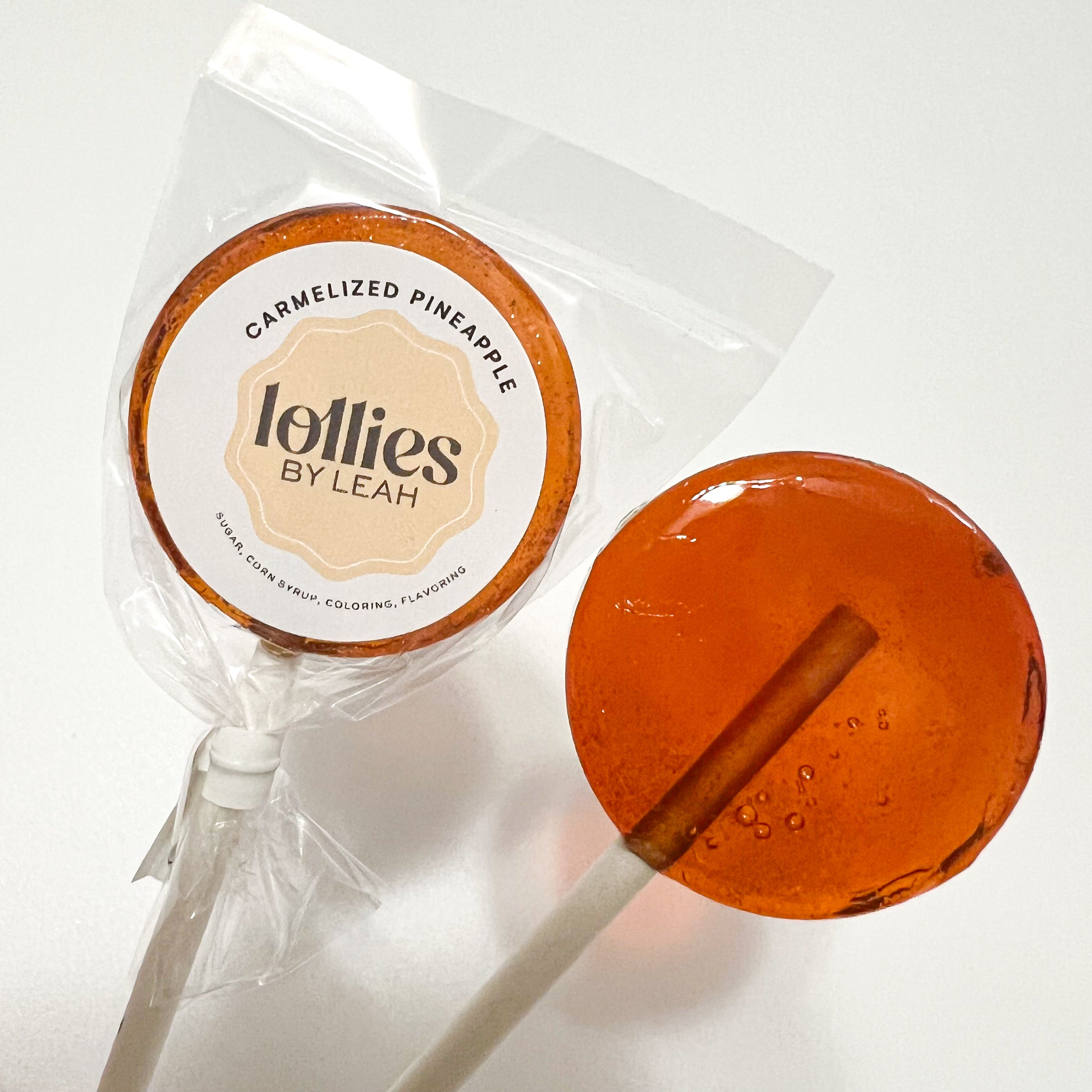 Caramelized Pineapple Lollipop