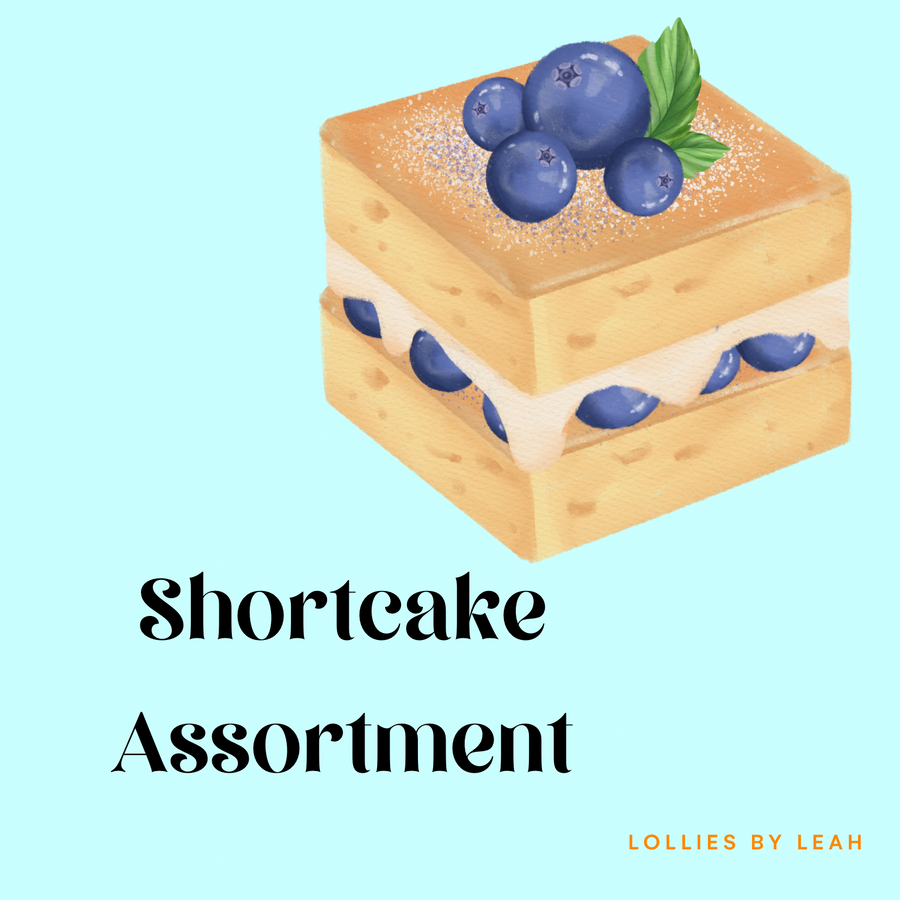 SHORTCAKE ASSORTMENT - 6 Lollies