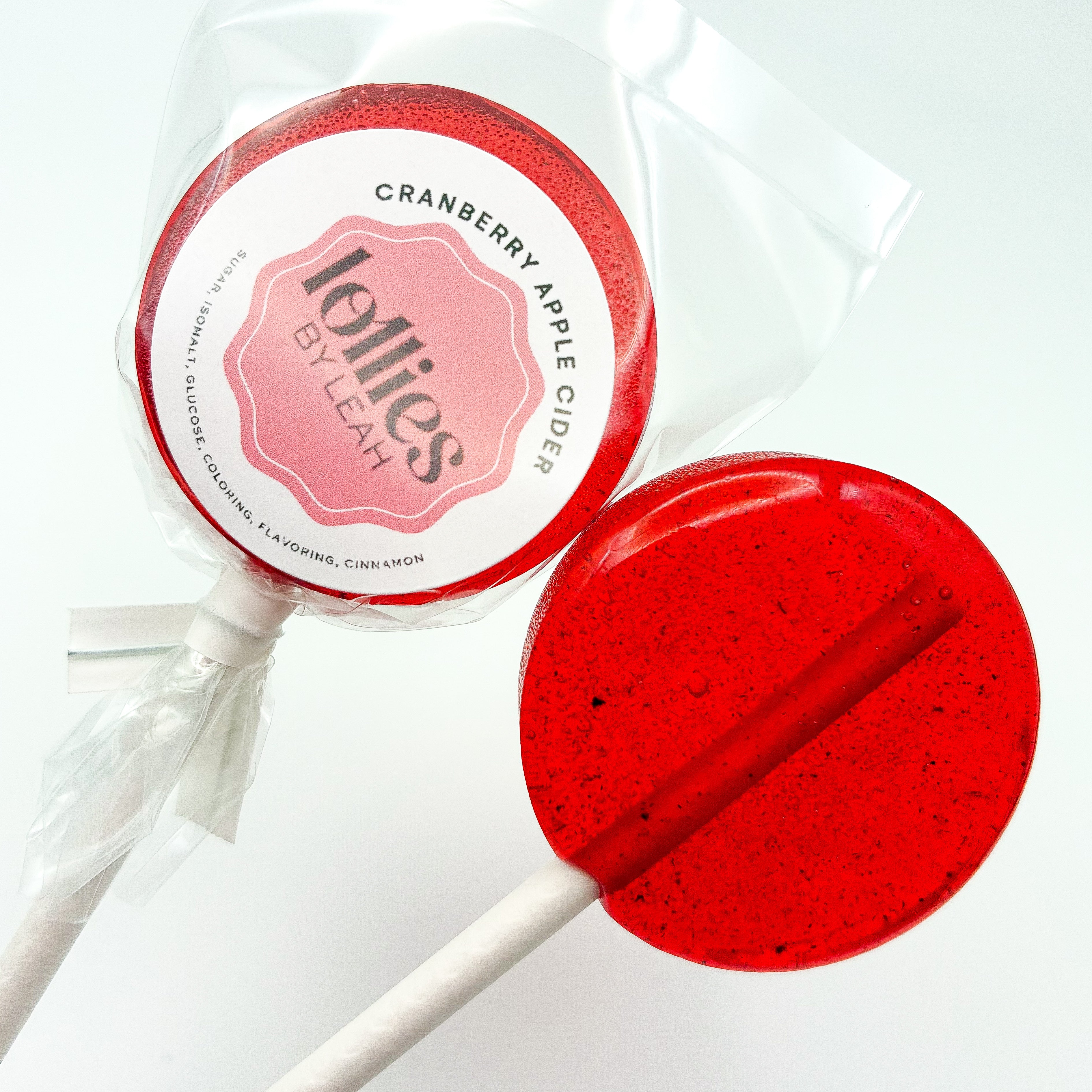 Cranberry Apple Cider Lollipop