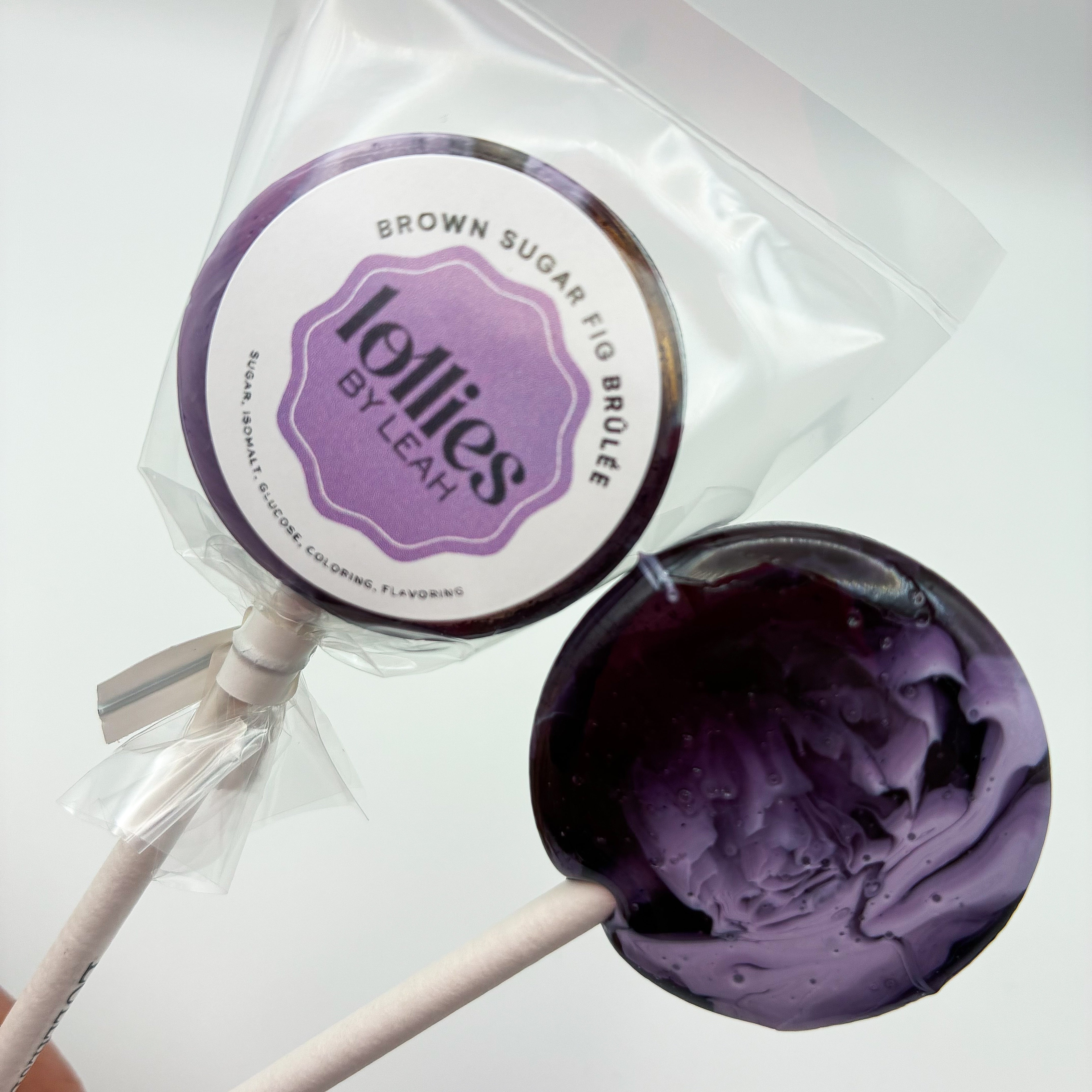 Brown Sugar Brûléed Figs Lollipop