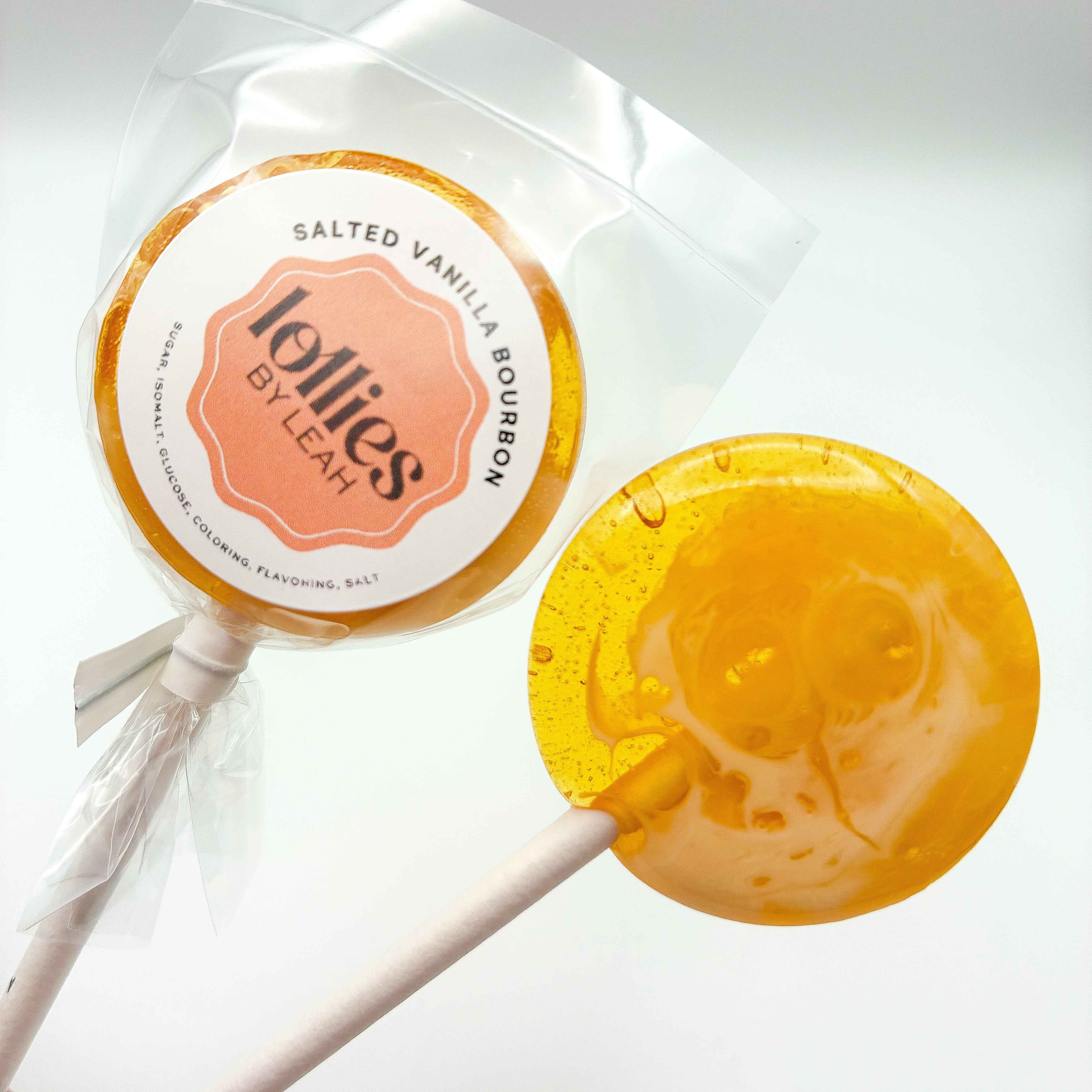 Salted Vanilla Bourbon Lollipop