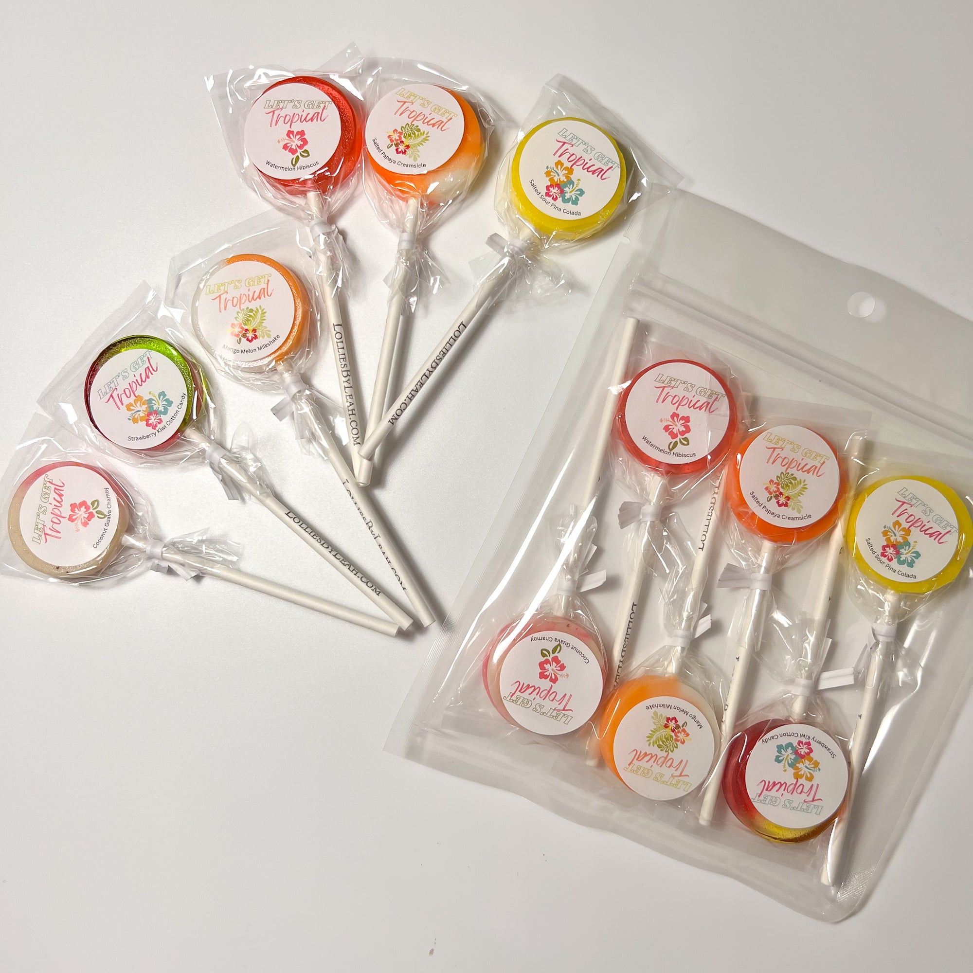 LET’S GO TROPICAL ASSORTMENT - 6 Lollies