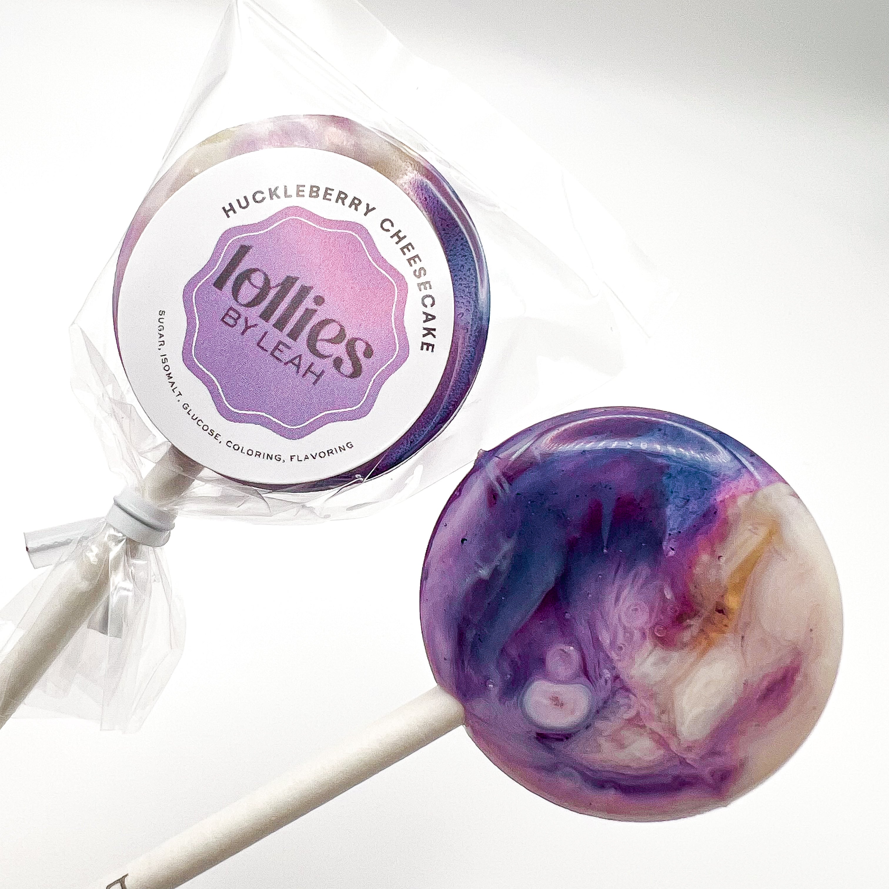 Huckleberry Cheesecake Lollipop