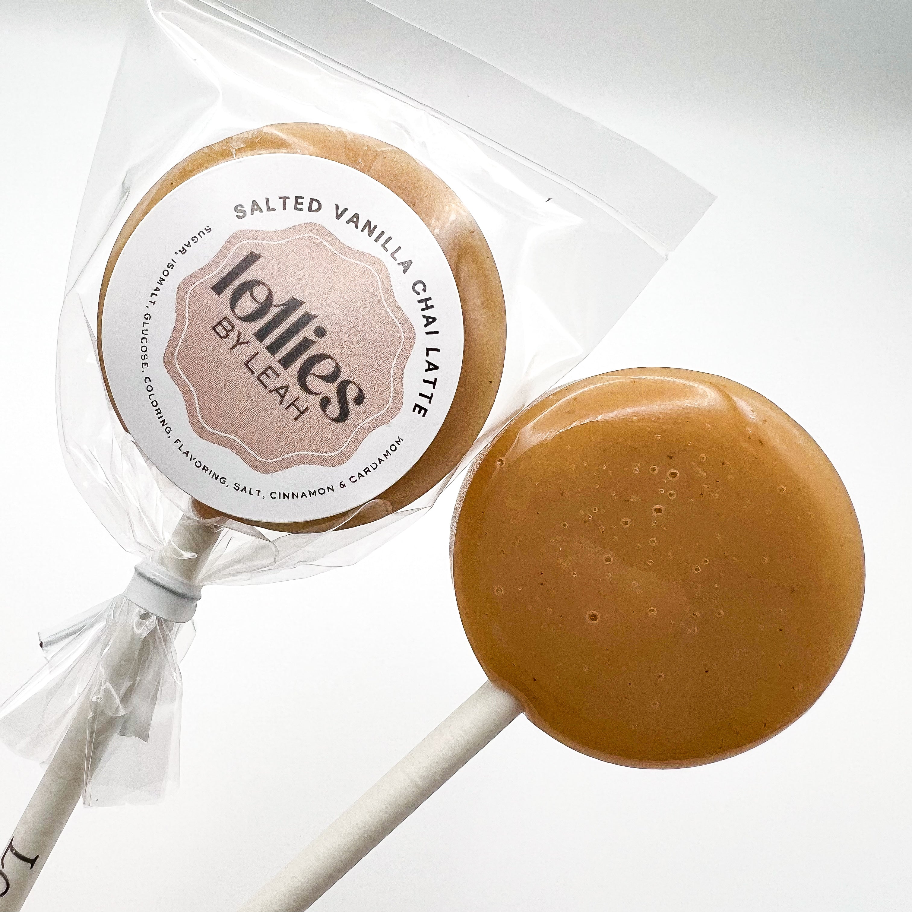 Salted Chai Vanilla Latte Lollipop