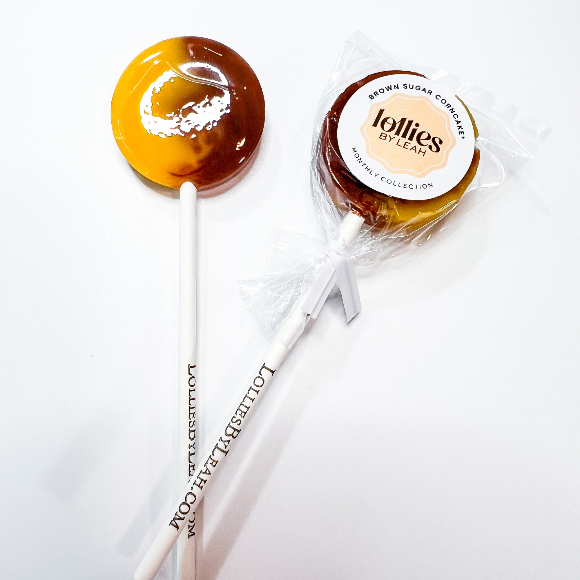 Brown Sugar Corncake Lollipop (Sweet & Savory Corncake w/ Brown Sugar Syrup)