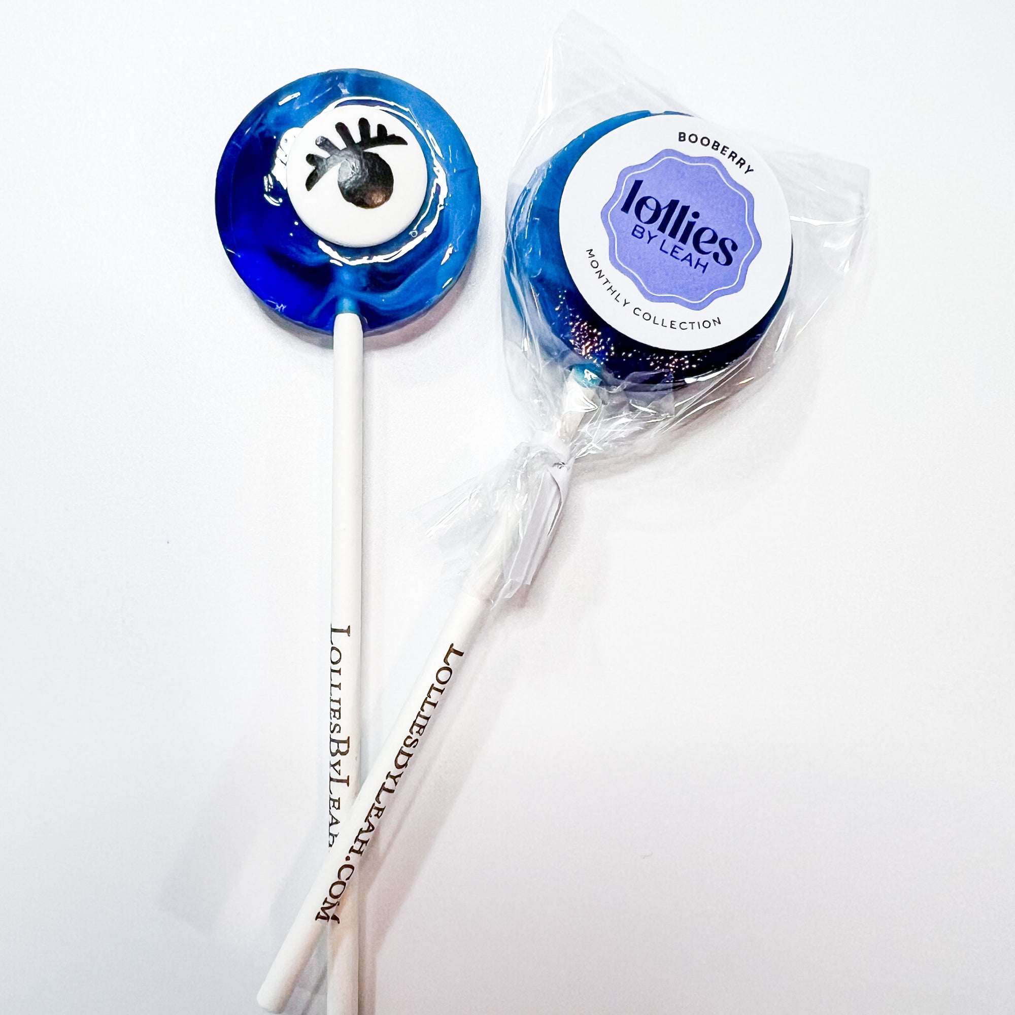 BooBerry Lollipops (Blueberry Cereal, Sweet Milk & Marshmallow Creme)