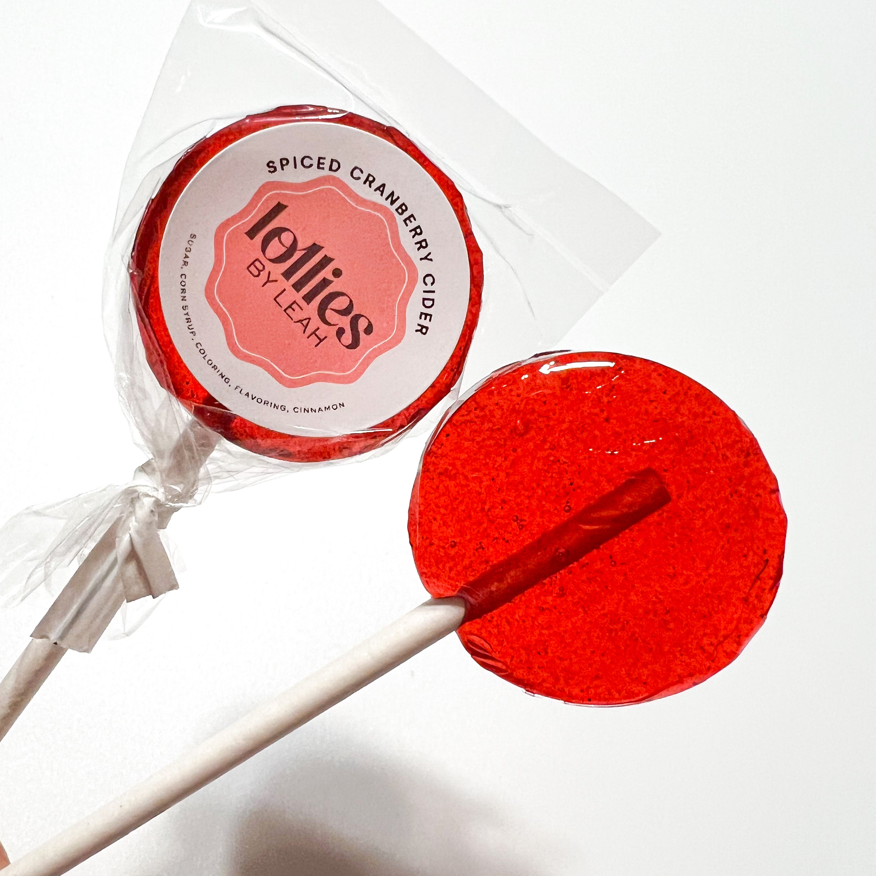 Spiced Cranberry Cider Lollipop