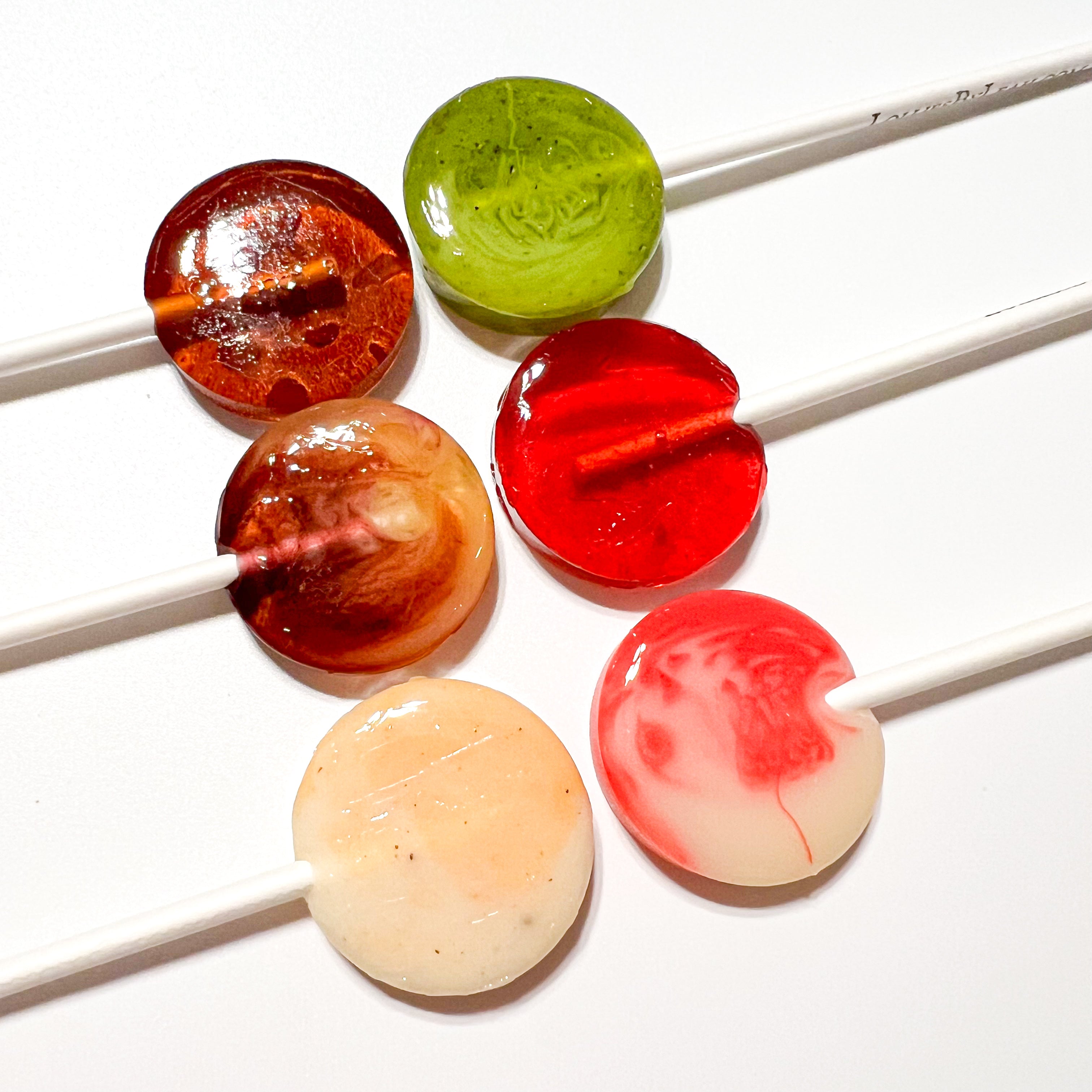 Eggnog Crème Brûlée Lollipop