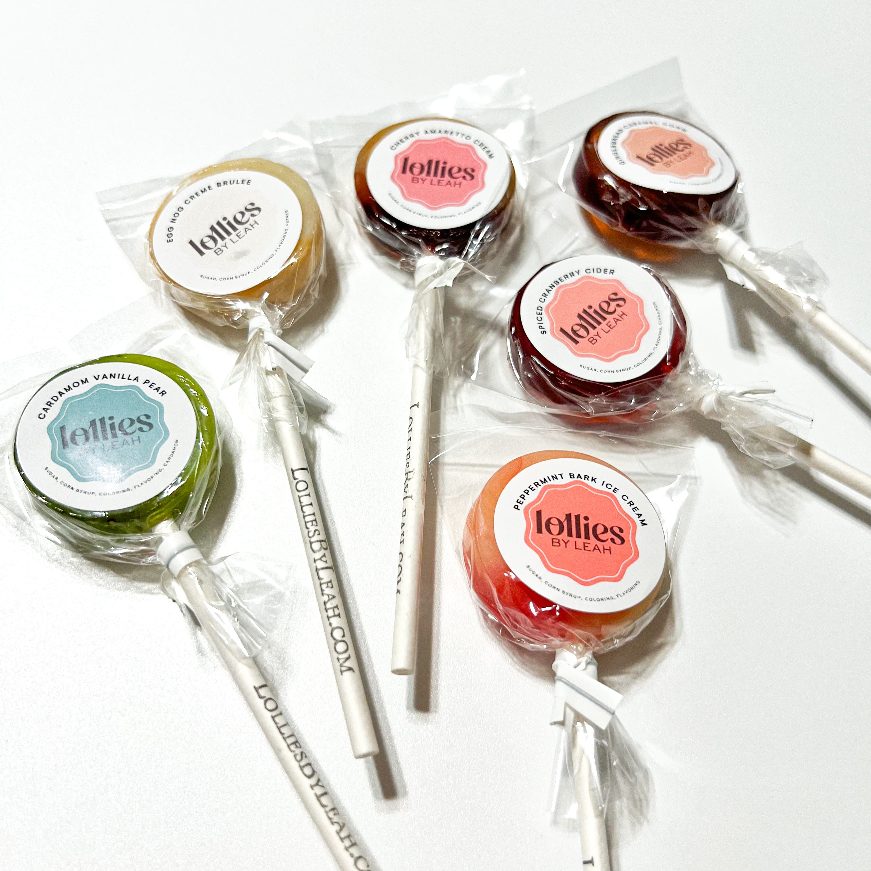 Eggnog Crème Brûlée Lollipop