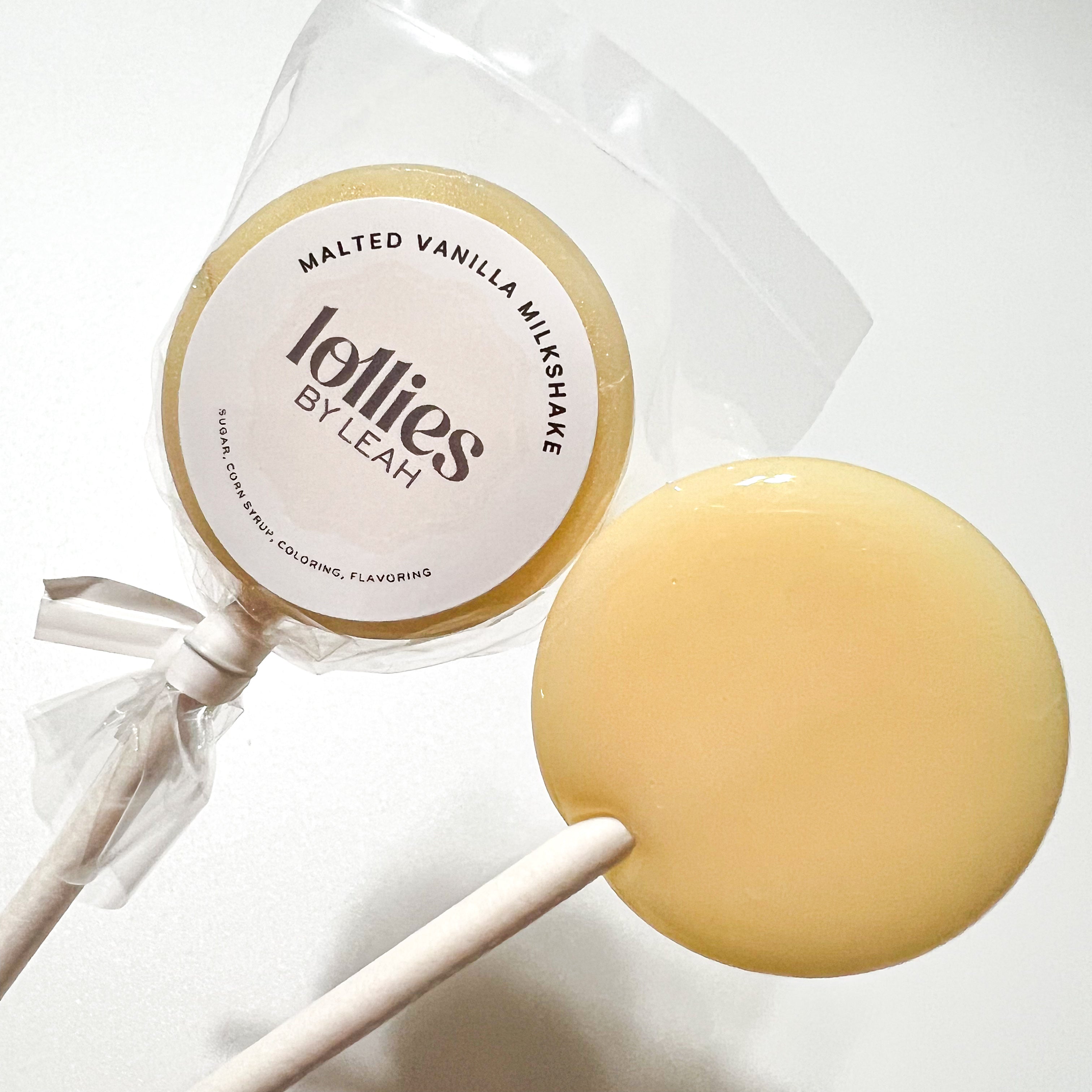 Malted Vanilla Milkshake Lollipop