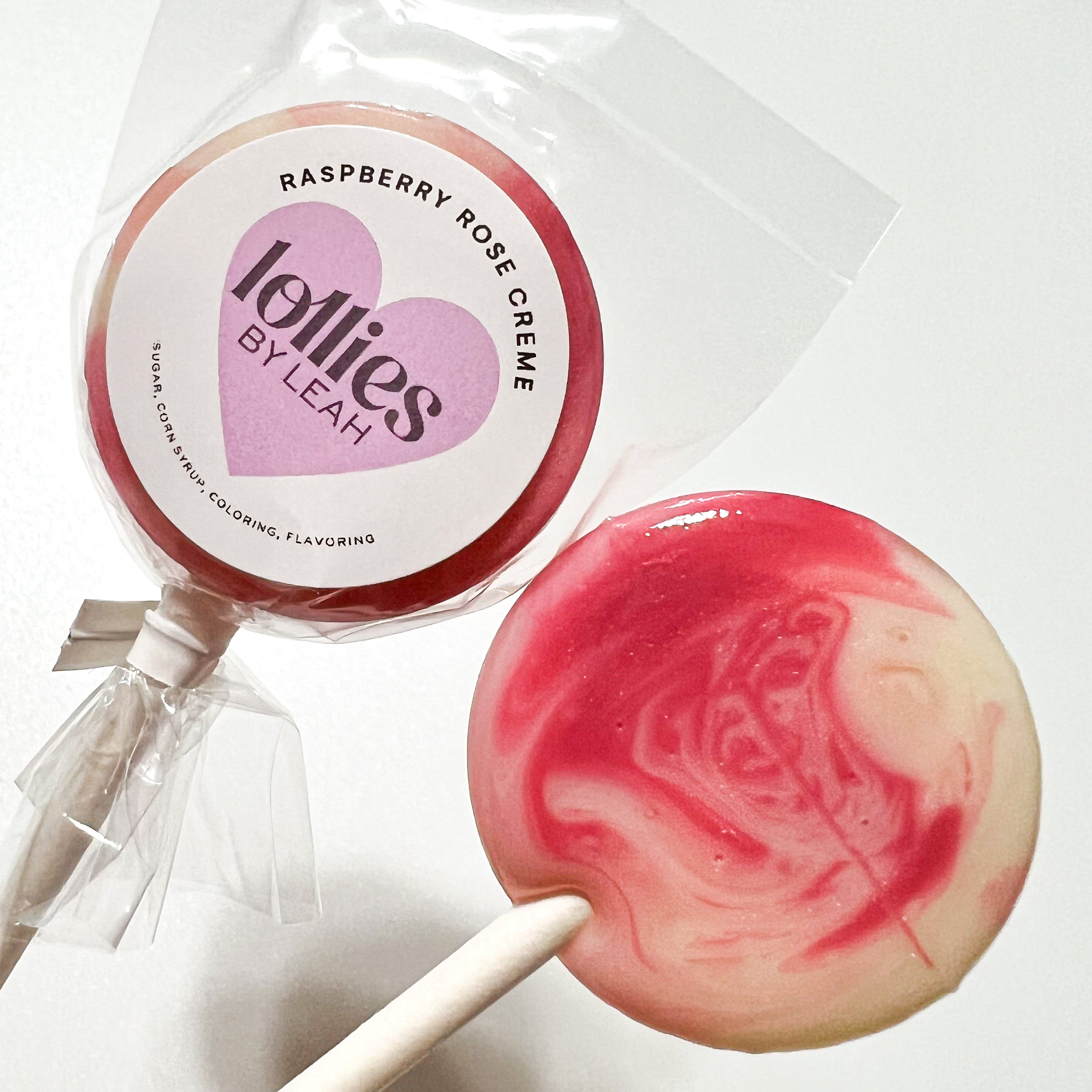 Raspberry Rose Cream Lollipop (2026 Valentines Collection)