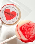 White Chocolate Covered Strawberry Lollipop (2026 Valentines Collection)