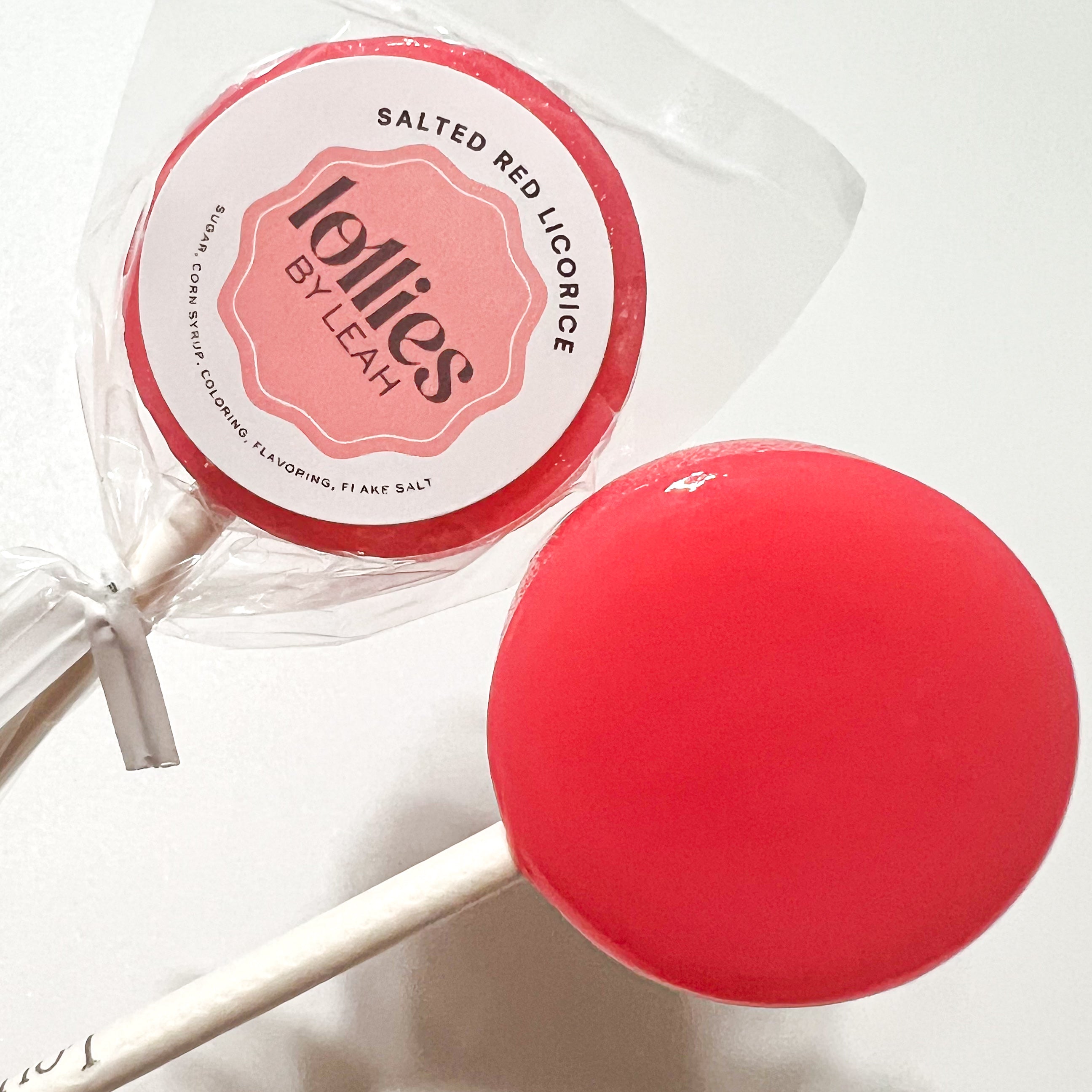 Salted Red Licorice Lollipop