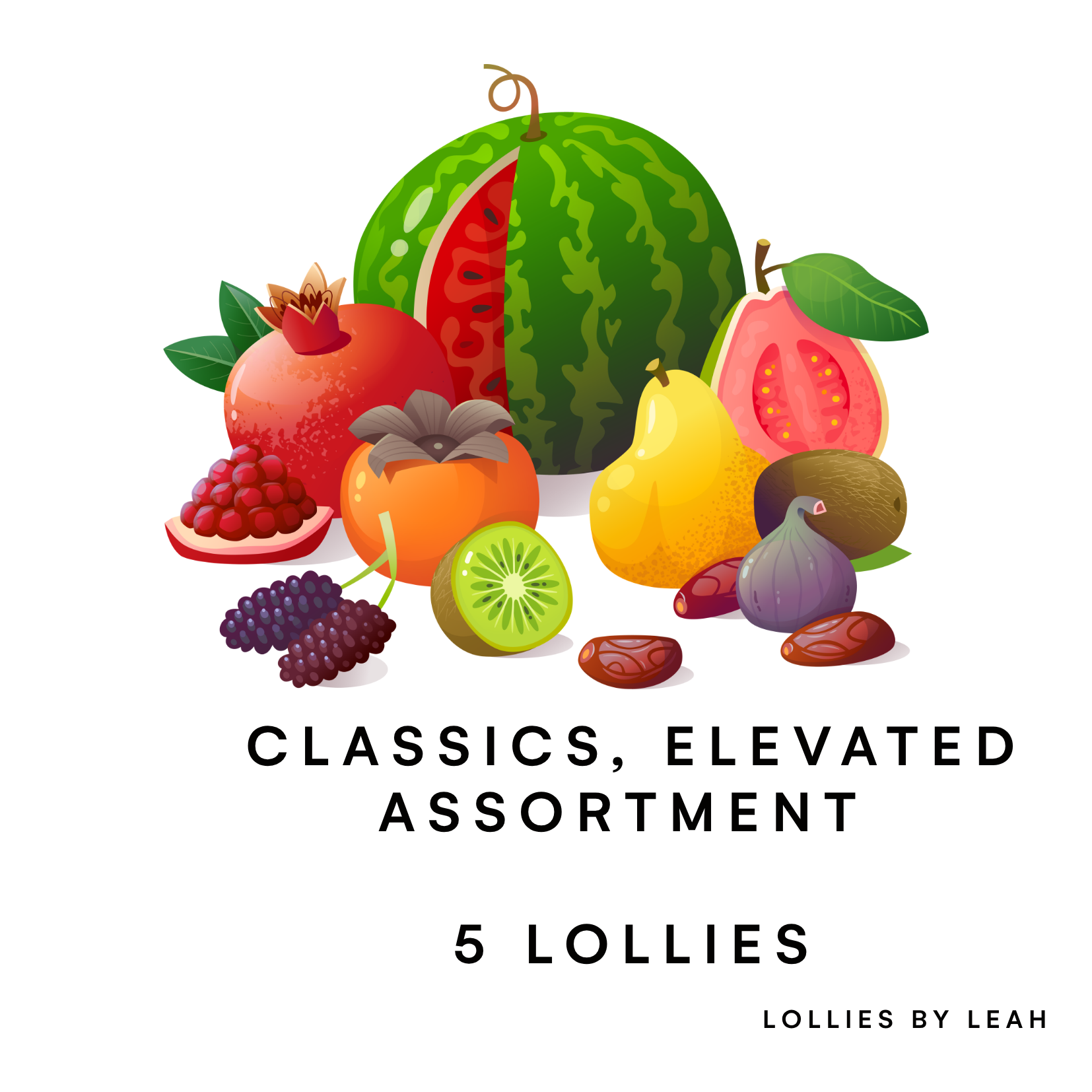 THE CLASSICS, ELEVATED ASSORTMENT - 5 Lollies