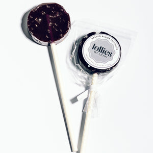 Salted Black Licorice Lollipop