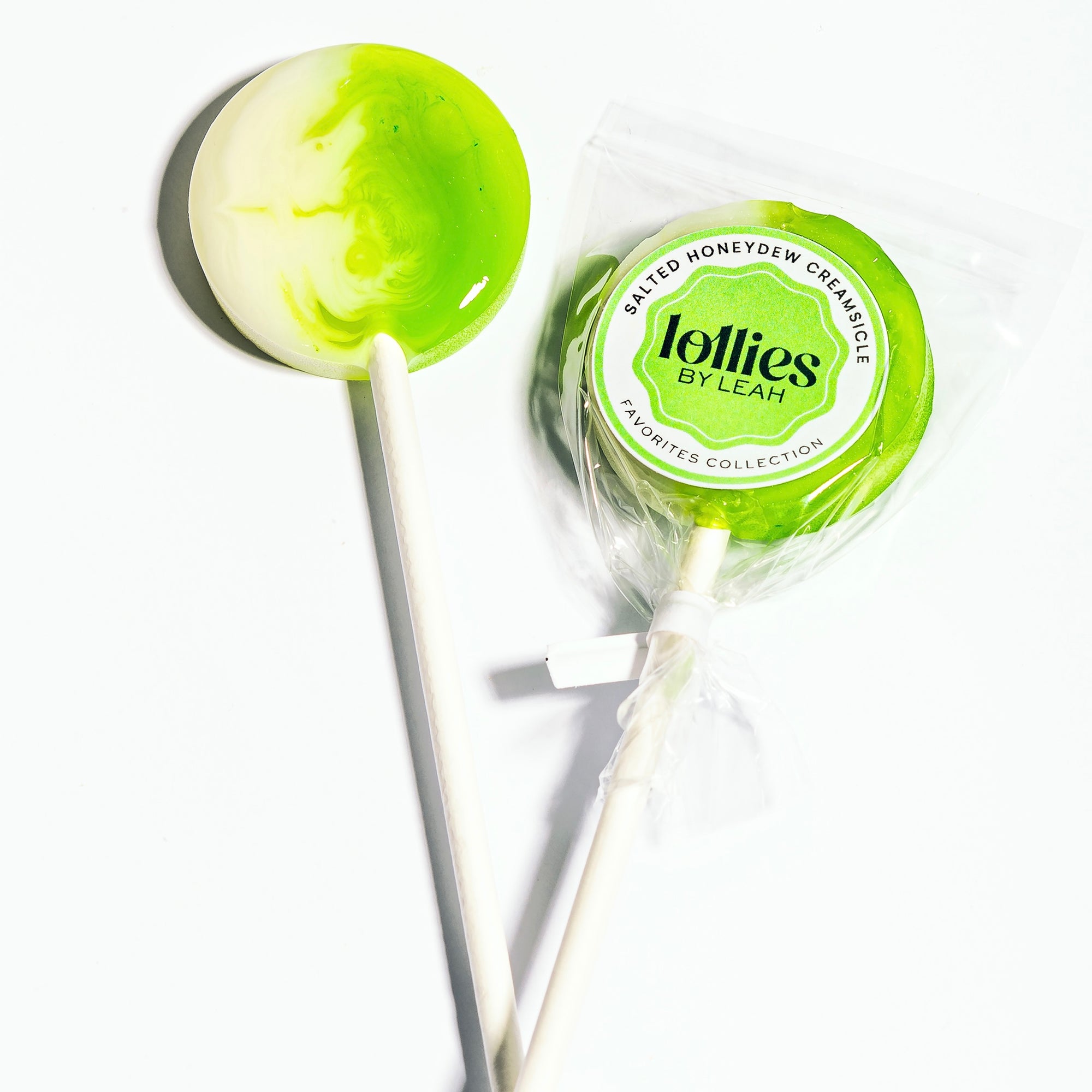 Salty Honeydew Creamsicle Lollipop