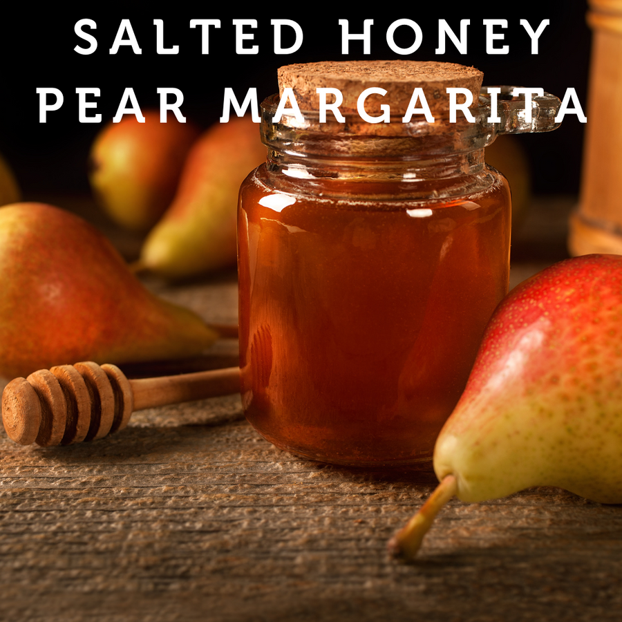 Salted Honey Pear Margarita Lollipop