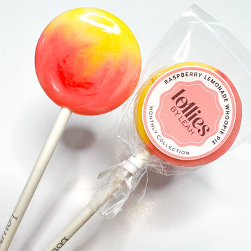 Sour Raspberry Lemon Lollipop