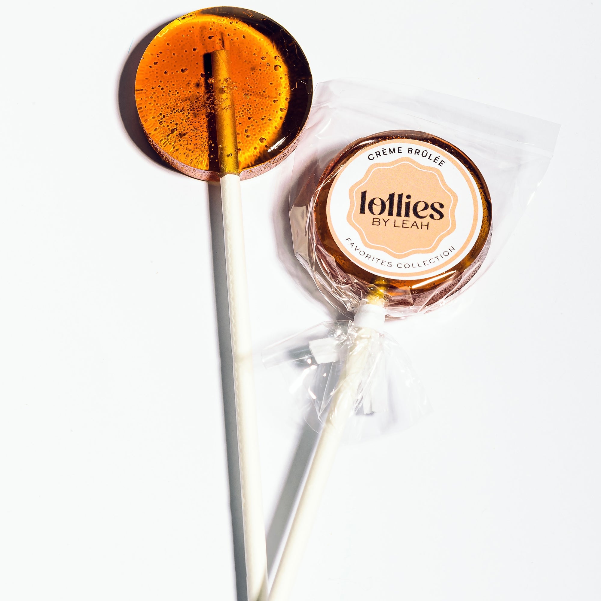 Crème Brûlée Lollipop (Sweet Caramelized Sugar)