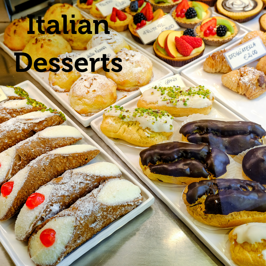 Italian Desserts Assortment - 5 Lollies