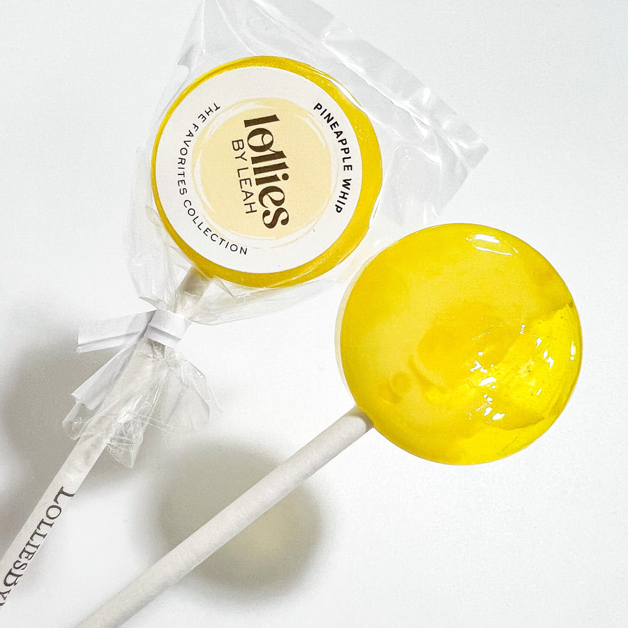 Pineapple Whip Lollipop (Pineapple Juice & Vanilla Ice Cream)