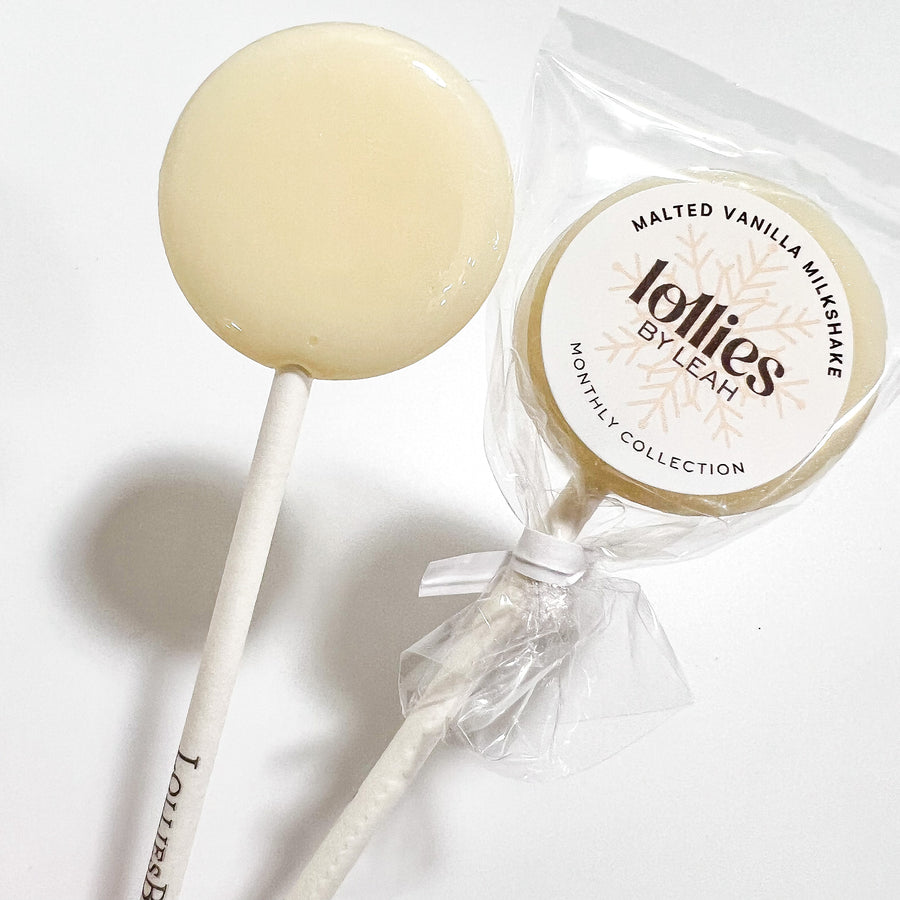 Malted Vanilla Milkshake Lollipop