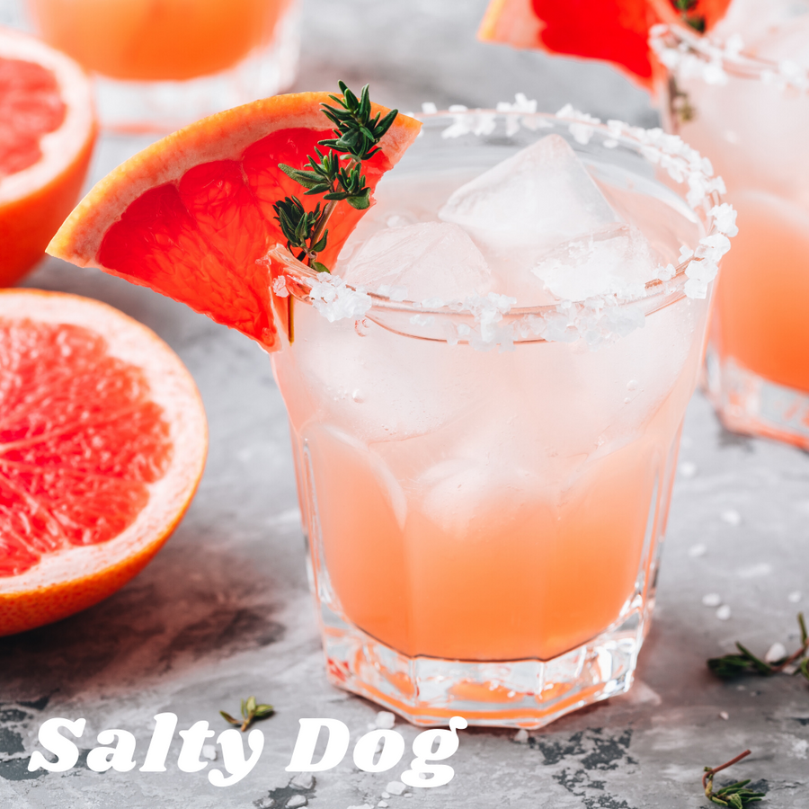 Salty Dog Lollipops (Salted Sour Grapefruit)