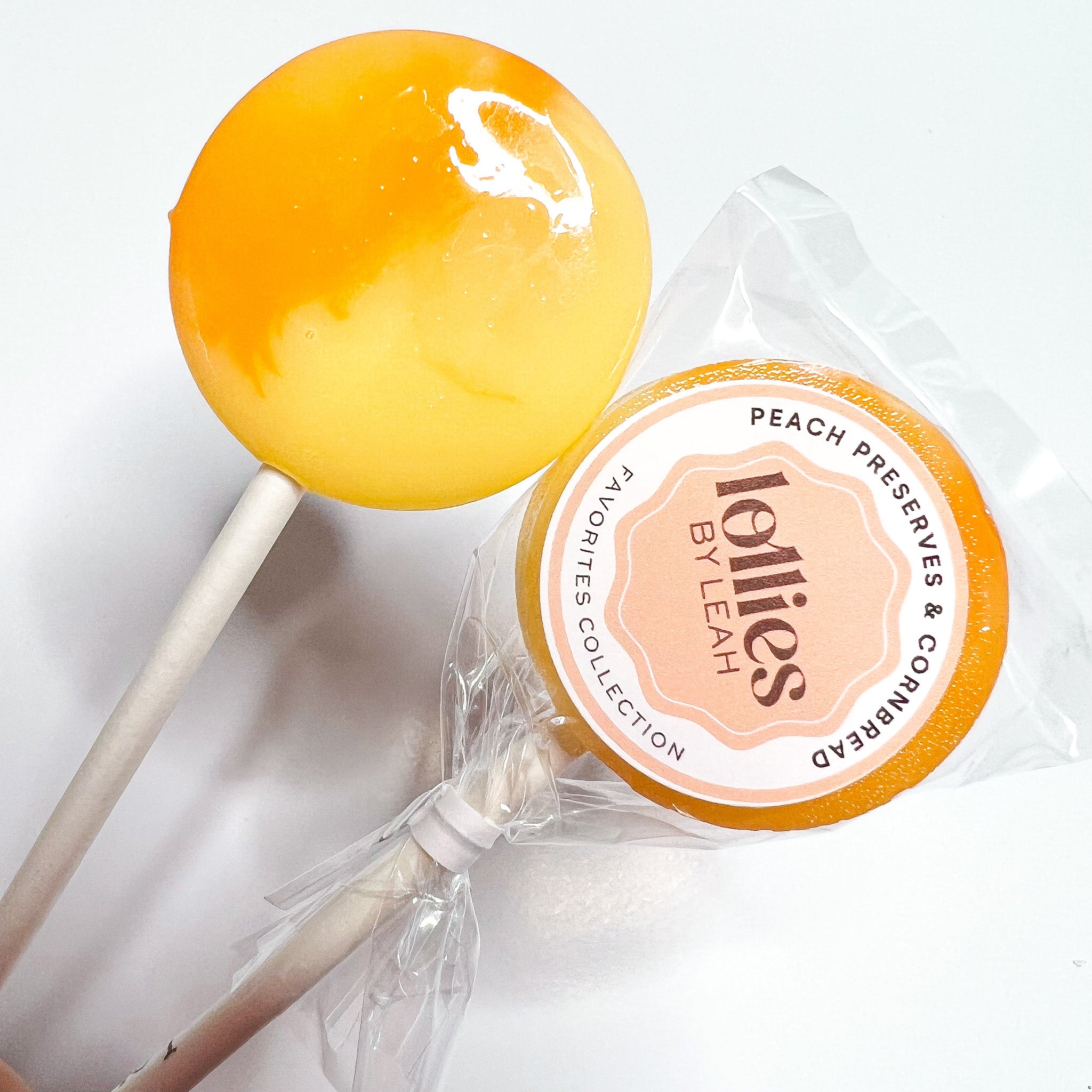 Peach Preserves & Cornbread Lollipop